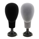 Suporte para perucas com base 26 cm Altura, circunferência da cabeça 50 cm, adequado para bonés, chapéus, salões de cabeleireiro 1