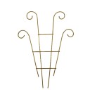 Suporte para plantas com espirais 40 × 30 cm suporte de jardim em metal para plantas trepadeiras para guiar os rebentos em vaso ou no canteiro 3