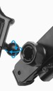 Suporte para telefone de carro 9 × 5,8 cm com padrão de xadrez para saídas de ventilação redondas Montagem firme Manutenção estável 2