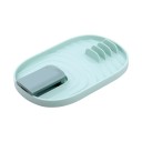 Suporte para utensílios de cozinha e tampas 5