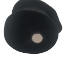 Suporte preto para perucas em forma de cabeça 27,5 x 13,5 x 11,5 cm Cabeça em espuma para óculos, chapéus Circunferência da cabeça 54 cm 4