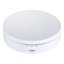 Suporte rotativo eléctrico 360° diâmetro 138 mm Base rotativa motorizada Alimentação por cabo Suporte de apresentação para produtos decoração fotografia 5