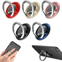 Suporte rotativo para telemóvel com anel para o dedo Adesivo na parte traseira do telefone Elemento magnético Rotação 360° Suporte para tablet 1