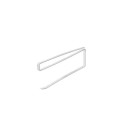 Suporte suspenso 22 x 8,5 x 1,2 x 2,2 cm para rolos de papel filme toalhas Prateleira de cozinha Sem perfuração Suporte de armazenamento Acessórios de casa de banho 4