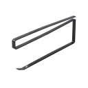 Suporte suspenso 22 x 8,5 x 1,2 x 2,2 cm para rolos de papel filme toalhas Prateleira de cozinha Sem perfuração Suporte de armazenamento 2