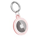 Suporte transparente e à prova de água em TPU para chaves e coleira com proteção contra perda para Apple AirTag de cães e gatos 3