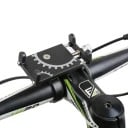 Suporte universal de metal para telefone em bicicleta e motocicleta com parafuso de bloqueio, suporte de alumínio rotativo a 360° para guiador 3