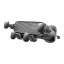 Suporte universal para telemóvel 4,7–7 polegadas para carro Montagem na grelha de ventilação Suporte rotativo para telefone Fixação segura Instalação 1