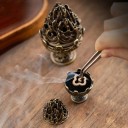 Support compact pour bâtonnets d'encens et petits cônes d'encens Porte-bâtonnets d'encens pour usage domestique 4