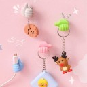 Support de câble en forme de main 10 pcs 4