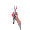 Support de canne à pêche avec ressort automatique sensibilité réglable environ 56 × 4,5 cm acier inoxydable trépied pliable pour la pêche 3