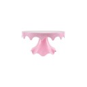 Support de gâteau 23 cm Hauteur 12 cm Plat à desserts et fruits en une seule pièce Support de service mariage anniversaire fête 6