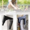 Support de jardinage pour raccord rapide de tuyau 11 x 11,5 cm support suspendu en plastique pour pelle, râteau et outils de jardin 7