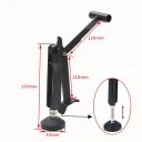 Support de moto réglable 31–38 cm en fer avec caoutchouc antidérapant support stable 193 mm pour service et stationnement 5