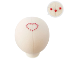 Support de perruque en toile 55,8 cm circonférence de tête, 31,5 cm hauteur figurine de qualité pour coiffeurs 2