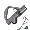 Support de poignée d'aspirateur gris 35×12,5×30,5 cm compatible avec Dyson DC19 DC23 DC26 DC29 DC32 DC36 DC37 accessoire en plastique de rechange 2