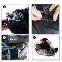 Support de poitrine 8 x 7 x 4 cm Adaptateur pour caméras d'action GoPro, DJI, SJCAM, Yi, fixation stable et sécurisée de la caméra 3