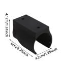 Support de raccord rapide pour tuyau de jardin 6 x 4,2 x 4,1 cm support mural en plastique pour l'irrigation et le rangement du connecteur 2