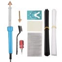 Support de soudage portable 80W pour plastiques 220V Bleu Acier inoxydable et plastique Réparation de pare-chocs, tableaux de bord, kayaks, canoës, brosse métallique 2