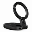 Support de téléphone à ventouse 8,5 x 6 x 1,6 cm support magnétique pour smartphone avec 18 ventouses et anneau rabattable noir pour bureau 3