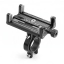 Support de téléphone en aluminium pour vélo avec 4 griffes Pour téléphones 58–88 mm Guidons 22,2–31,8 mm Rotatif 360° Pour VTT et vélo électrique 1