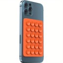Support de téléphone en silicone avec ventouse 8 x 5,5 cm Support mural unilatéral antidérapant Support adhésif pour mobile Maison Bureau Auto 12