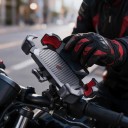 Support de téléphone pour vélo avec verrouillage automatique Rotatif 360° Pour téléphones de 4,7 à 7 pouces Guidons de 18 à 30 mm Plastique 5