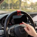 Support de téléphone pour volant télescopique universel 10 x 4 x 2,5 cm avec sangle élastique Support de téléphone pour voiture pour navigation 4