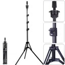 Support de trépied pour têtes de perruque avec extension jusqu'à 150 cm Support pour tête d'entraînement pour coiffure, réglable 2