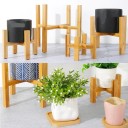 Support en bois pour plantes G1562 6