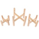 Support en bois pour pot de fleurs 2