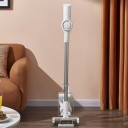 Support en métal pour aspirateur 40,5 x 24 x 15,3 cm Support vertical pour aspirateur à balai Support de rangement universel Blanc 3