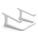 Support ergonomique pour ordinateur portable 23 x 23,8 x 11,7 cm blanc léger et portable pour surélever l'écran à une hauteur plus naturelle 1