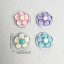 Support floral magnétique pour iPhone 5,8 x 5,8 cm Support en plastique avec aimant Support décoratif stylé pour mobile sur bureau 5