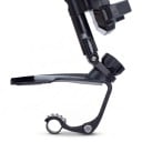 Support magnétique pour téléphone dans la voiture Clip universel pour tableau de bord au-dessus des compteurs Bras rotatif à 260° Verrouillage LOCK 4