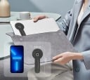 Support magnétique pour téléphone portable pour ordinateur portable Support pliable fin pour mobile À fixer sur un moniteur Travail sans tenir 4