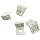 Support pour figurines de construction 15 pcs Support pour minifigurines avec fixation sur base d'affichage Organisation de collection Socle 2