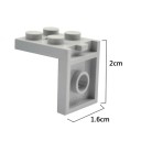 Support pour figurines de construction 15 pcs Support pour minifigurines avec fixation sur base d'affichage Organisation de collection Socle 5