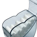 Support pour rouleaux de coton dentaire avec distributeur organisateur en plastique boîte de rangement pour tampons dentaires pour clinique dentaire 6