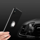 Support rotatif pour mobile avec anneau pour doigt Autocollant pour l'arrière du téléphone Élément magnétique Rotation 360° Support 7