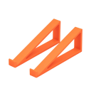 Support surélevé pour clavier 12 x 4,5 cm pour une écriture confortable avec un angle élevé de 20 degrés, stable 8