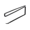 Support suspendu 22 x 8,5 x 1,2 x 2,2 cm pour rouleaux de papier essuie-tout Étagère de cuisine Sans perçage Étagère de rangement Accessoires 2