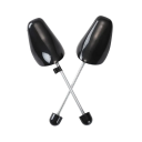 Supporti per scarpe in plastica 2 pz Lunghezza regolabile Taglia 39–45 Utensile per indossare facilmente le scarpe Utensile per la casa 1