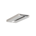 Supporto a muro per bicchieri da vino senza attrezzi 25,3 x 11 x 2 cm supporto a sospensione in plastica nera per bicchieri da cucina 1