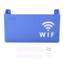 Supporto a muro per WiFi router 24,5 x 14 x 6 cm Scatola di stoccaggio per modem Organizzatore di cavi e alimentazione 7