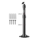 Supporto a soffitto telescopico 30–60 cm Universale 1/4" vite Supporto metallico per proiettori e telecamere Angolo regolabile 2