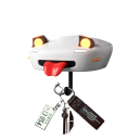 Supporto da parete autoadesivo per chiavi con luci 8,4×5,5×6 cm gancio in plastica per chiavi per corridoio di casa o ufficio 2