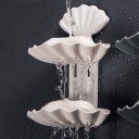 Supporto da parete per sapone a forma di conchiglia 2