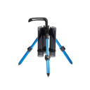 Supporto da pesca portatile pieghevole per canne 28 × 39 cm struttura in metallo 3