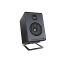 Supporto da tavolo per altoparlante in acciaio al carbonio con ammortizzazione degli urti 15,5 x 11,5 cm interno 12 x 8 cm per altoparlanti per computer 3